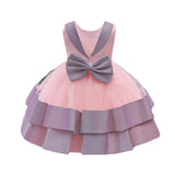 Baby Girl Pompous Princess Piano Host Evening Performance Dresses