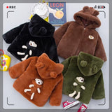 Kid Baby Boy Girl Autumn Winter Wool Warm Coats