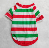 Family Matching Letter Stripe Parent-child Printed Housewear Pajamas