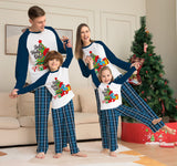 Family Matching Christmas Letter Parent-child Printed Housewear Pajamas