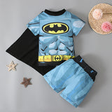 Kid Baby Boy Home Suit Short Sleeved Summer Avenger Shorts 2 Pcs Set