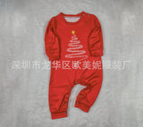 Family Matching Christmas Long Sleeve Cartoon Pajamas