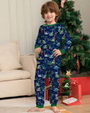 Family Matching Parent-child Cotton-printed Dinosaur Christmas Pajamas