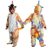 Kid Boy Thickened Flannel Animal Cute Pajamas