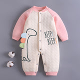 Baby Girl Boy One-piece Autumn Winter Cotton Warm Romper