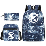 Hunger Games Starry Sky Youth Student Schoolbag Backpack Bags