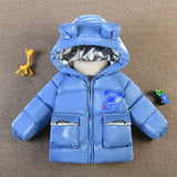 Kid Baby Boys Western Winter Thickened Cotton-padded Coat Jacket