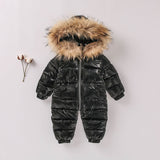 Baby Cotton-padded Jacke Jumpsuit Infants Thickened Romper