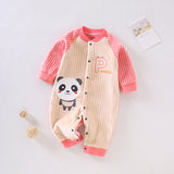 Baby Boy Girl Autumn Winter Bodysuit Plus Fleece Plus Thick Romper