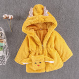 Baby Girl Coat Wool Imitation Fur Thickened Cotton Coats