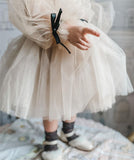 Kid Baby Girl Boutique Elegant Ball Tulle Puff Sleeve Dresses