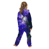 Kid Boy Girl Jumpsuit Loose Sky Digital Printed Zipper Rompers