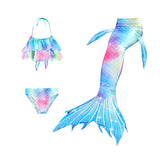 Kid Girl Mermaid Tail Spring Swimsuit