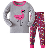 Kid Girl Pajamas Air-conditioned Long Sleeve Thread Cotton Suits