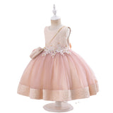 Kid Girl Princess Dress Pomfret Piano Performance Dress