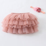 Kid Baby Girl Princess Cake Bouncy Skirt