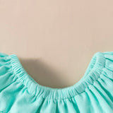 Baby Girls Summer Sleeveless Leaf Printed Shorts 2 Pcs Sets