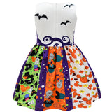 2-8T Kid Baby Girl Halloween Party Bowknot Casual Dress