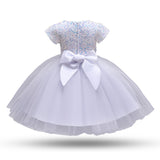Kid Girl Princess Sequined Party Birthday Formal Dresses