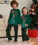 Family Matching Parent-child Christmas Holiday Christmas Tree Pajamas