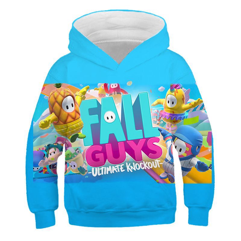 Kid Baby Boy Girl Fall Guys Ultimate Knockout Pullover Hoodie