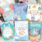 Easter Card Creative Kid Birthday Card with Envelope Sticker