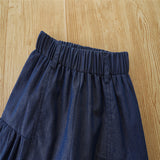 Summer Kid Baby Girl Set Denim Shorts Fashion Casual Suits 2 Pcs Sets