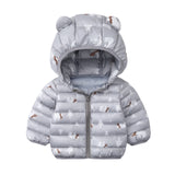 Kid Baby Boy Girl Light Down Cotton Autumn Winter Coat