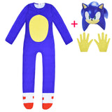 Kid Boy Border Source Sonic Halloween Party Role Cosplay Rompers