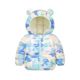 Baby Girl Cotton-padded Autumn Winter Windproof Cotton-padded Coats