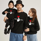Family Matching Cute Cartoon Prints Long Sleeve Parent-child Shirts