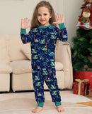 Family Matching Parent-child Cotton-printed Dinosaur Christmas Pajamas