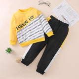 Baby Boys Set Autumn Long Sleeve Letter 2 Pcs Sets