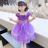 Kid Baby Girl Princess Sophia Sleeping Beauty Birthday Dresses