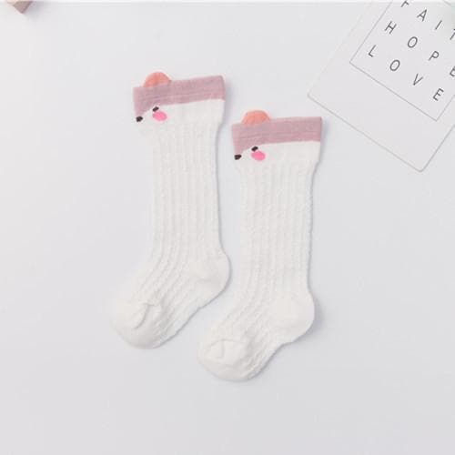Baby / Toddler Solid Breathable Over-knee Mesh Socks 3 Packs