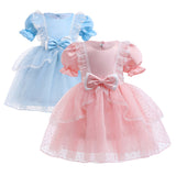 Kid Baby Girls Summer Lolita Princess Mesh Pompous Dresses
