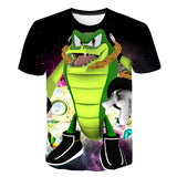 Kid Boy Girl Circle Cartoon 3D Printing Lovely T-Shirt