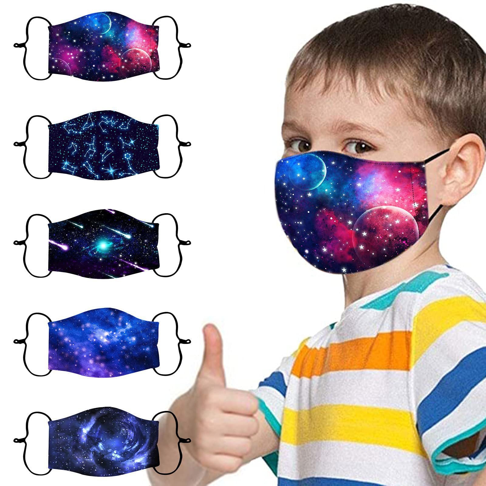 Kid 3D Digital Printing Color Child Dust And Sun Protection Mask