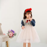 Kid Baby Girl Puffy Western Style Dress