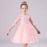 3-12T Kid Girl Piano Princess Wedding All Seasons Dresses