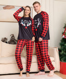 Family Matching Plaid Monogrammed Home Christmas Pajamas