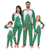 Family Christmas Parent-child Round Neck Long Sleeves Pajamas