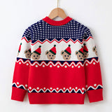 Kid Baby Boy Girl Christmas Cartoon Bottoming Pullover Sweater