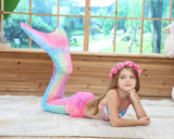 Kid Girl Mermaid Separate Bikini Swimsuit