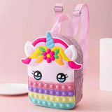 Rat Killing Pioneer Unicorn Double Decompression Toy Schoolbags