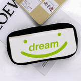 Students Pencil Case Large Capacity  Trend DIY My World Personality Pen Bag