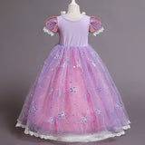 Kid Girl Princess Long Christmas Princess Dresses