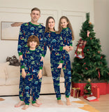 Family Matching Parent-child Cotton-printed Dinosaur Christmas Pajamas