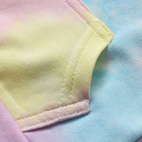 Kid Baby Boys Set Hooded Sleeveless Tie-dye Pullover 2 Pcs Set