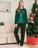 Family Matching Parent-child Christmas Holiday Christmas Tree Pajamas